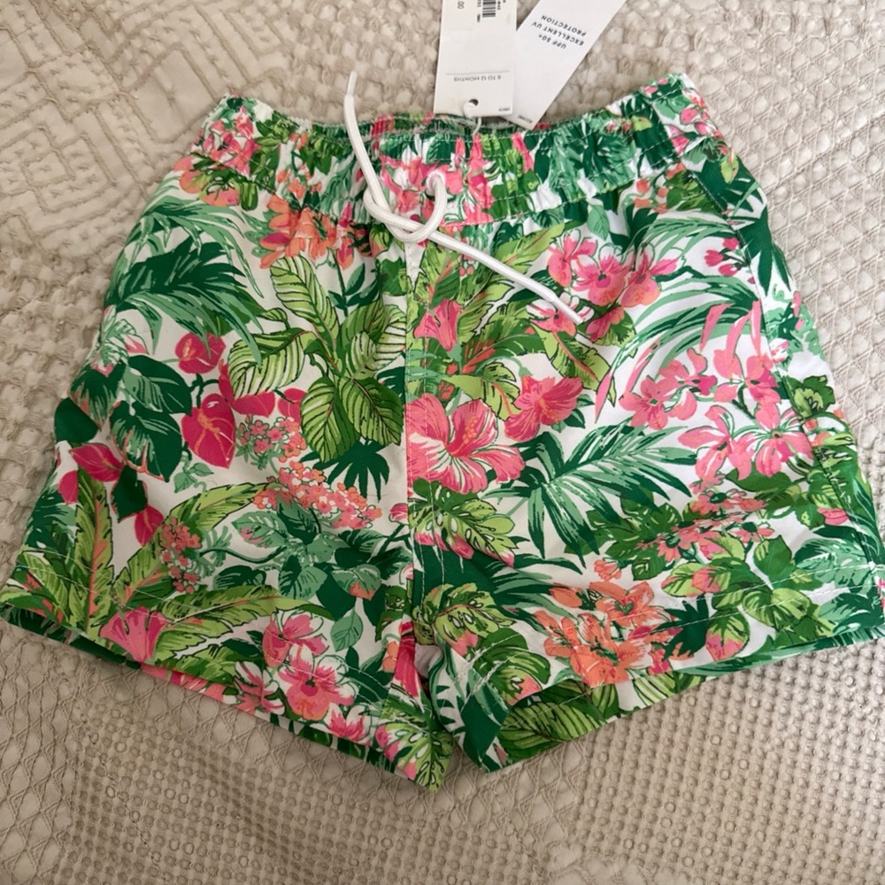 Janie & Jack Boys Swim Trunks NWT